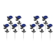 thumbnail image 2 of Cateissary Polyester Roses Halloween Table Centerpieces Party Decor azul 2piezas, 2 of 6