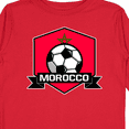 thumbnail image 4 of Inktastic Soccer Morocco Flag Banner Boys or Girls Long Sleeve Toddler T-Shirt, 4 of 5