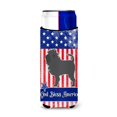 thumbnail image 1 of Hugger para latas delgadas Caroline's Treasures USA Patriotic Affenpinscher multicolor, 1 of 1
