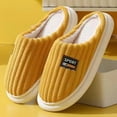 thumbnail image 2 of Vedolay House Slippers for Women Winter Slip Comfort Outdoor Indoor House Slippers Yellow,36, 2 of 5
