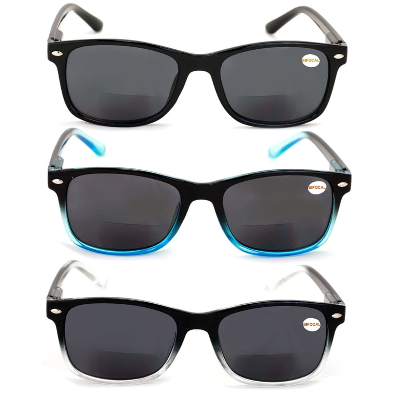3 Pairs of UV Protective Bifocal Sunglasses Reading Glasses  display picture 1