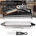 thumbnail image 2 of Guiro en Acier Inoxydable avec Grattoir Instrument de Percussion, 2 of 5