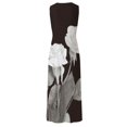 thumbnail image 5 of Femmes Casual Robe Cami Imprimer Sans Manches avec des Femmes d'Été Robe Maxi Parti Poches Robe V Cou Femmes Robe Femmes Vêtements à la Mode L Multicolore, 5 of 5