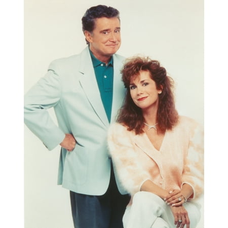 Regis & Kathie Posed in White Background Couple Portrait Photo