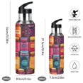 thumbnail image 2 of Yayeee 20oz Insulated Water Bottle Double Wall Stainless Steel with Flip Straw Lid, Purple Jar, 2 of 7