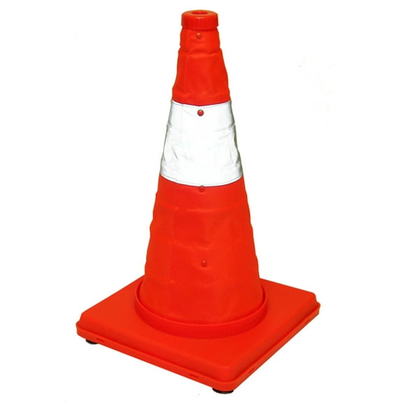 Eurow Safety Lighted Collapsible Traffic Safety Cone 17 Inch