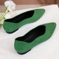 thumbnail image 6 of Womens Shoes,Casual Shoes Suede Design Closed Toe for Everyday Wear Comfortable Casual Shoes for Jeans All Seasons,Shoes for Women,Green,7, 6 of 9