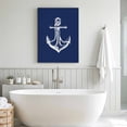 thumbnail image 5 of Canvas Wall Art Coastal Canvas Art Print Illustration Anchor Rope Pictures Wall Decor for Living Room Bedroom Artwork Decorations Stretched Framed Ready to Hang 20"x30", 5 of 9