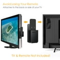 thumbnail image 6 of CaseBot Apple TV Remote Holder for Apple TV 4K 2021/4th/3rd/2nd Gen, Roku Remote, Samsung Smart Hub 4K TV Remote, Mounting System Bracket Shelf, 6 of 6