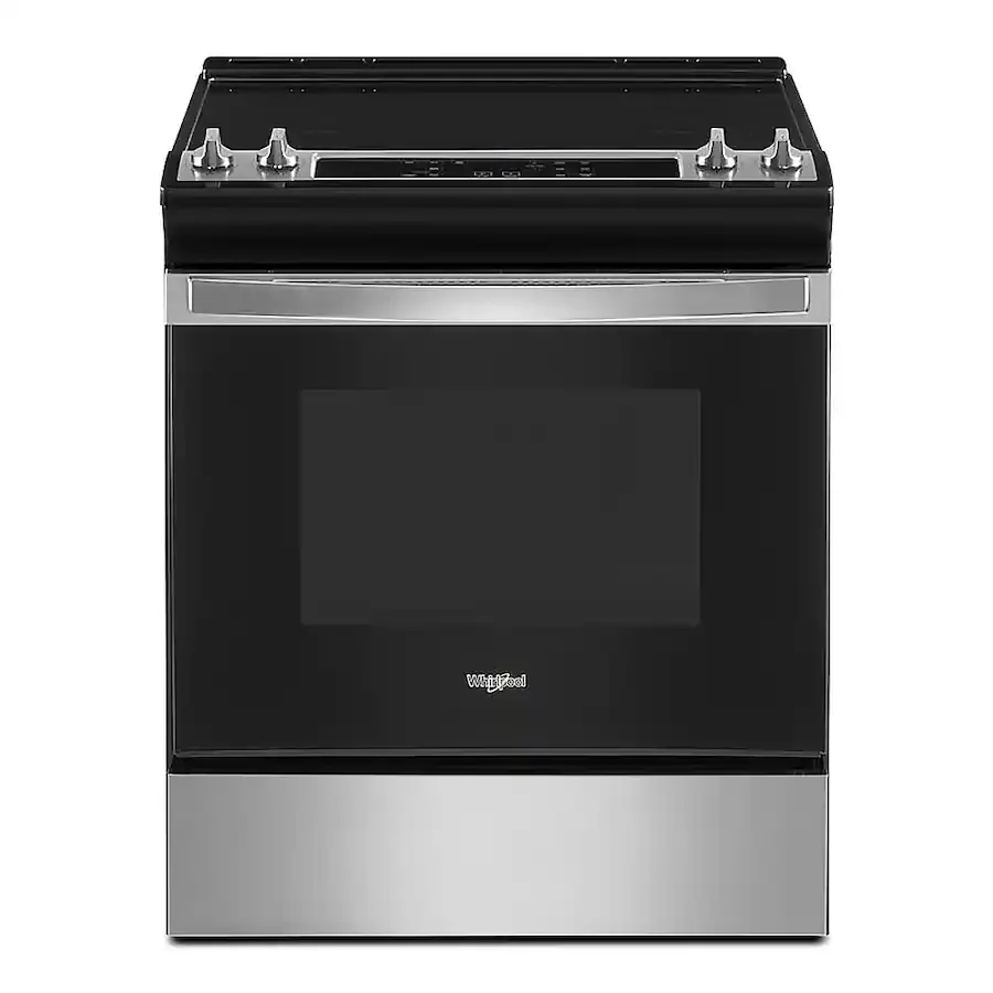 Whirlpool WEE515S0LS 4.8 Cu. Ft. Stainless Electric Range with Frozen Bake Technology