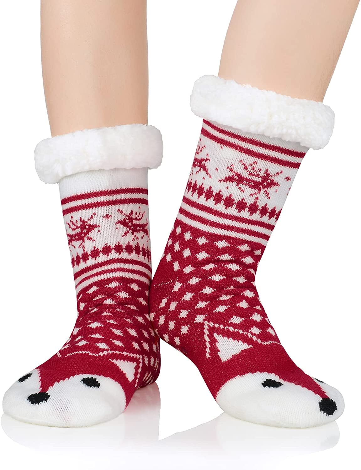 Winter Socks Plush Slipper Sock Warm Super Soft Winter Crew Socks Fluffy Microfiber Casual Home Sleeping Fuzzy Cozy Sock 