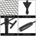 thumbnail image 4 of Adoolla Swivel Campfire Grill Grate, Over Fire Camp Grill with Carry Bag for Outdoor Open Flame Cooking, 4 of 7