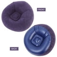 thumbnail image 3 of OULII Soft Inflatable Air Lounger Dark Bag Chair for Camping and Home, 3 of 8