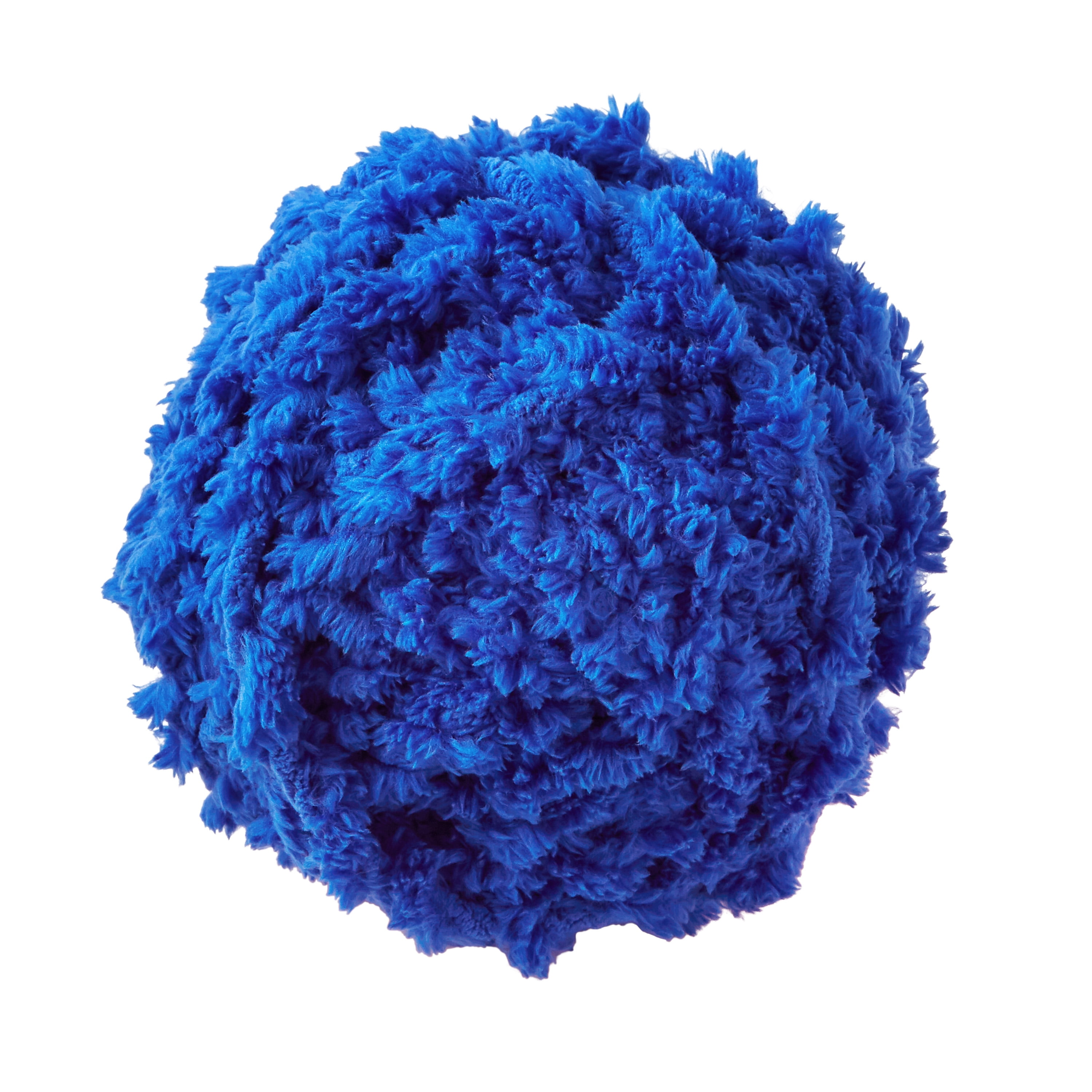 The Pioneer Woman Sherpa Chenille Bright Blue Yarn, 58 yd