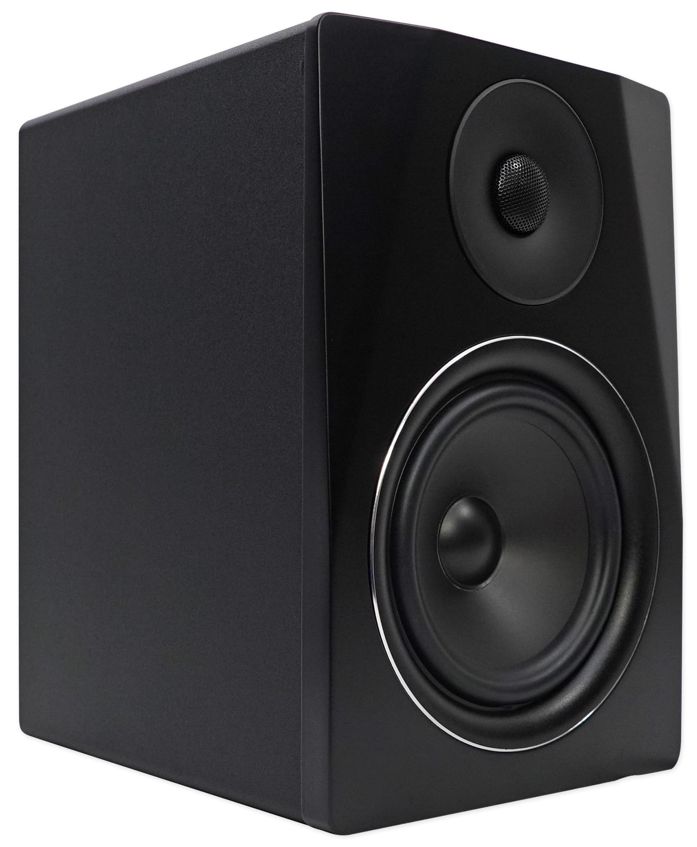 Pair Rockville APM6B 6.5" 350W Powered USB Studio Monitor Speakers+21" Stands