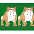 thumbnail image 4 of IBA Indianbeautifulart Green Bull Dog Printed Ribbon Trim 9 Yards Velvet Fabric Laces For Crafts Sewing Accessories 3 Inches, 4 of 4