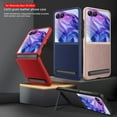 thumbnail image 2 of ELEHOLD Case For Motorola Razr 2025/2024 with Built-in Screen Protector, Rugged Shockproof Foldable Invisible Kickstand Non-Slip  Anti-Scratch Full Body Protection Case Cover,A, 2 of 9