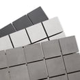thumbnail image 6 of The Tile Life Studio 2" x 2" Gris Matte Porcelain Mosaic Floor and Wall Tile, 1 Sheet, 6 of 6