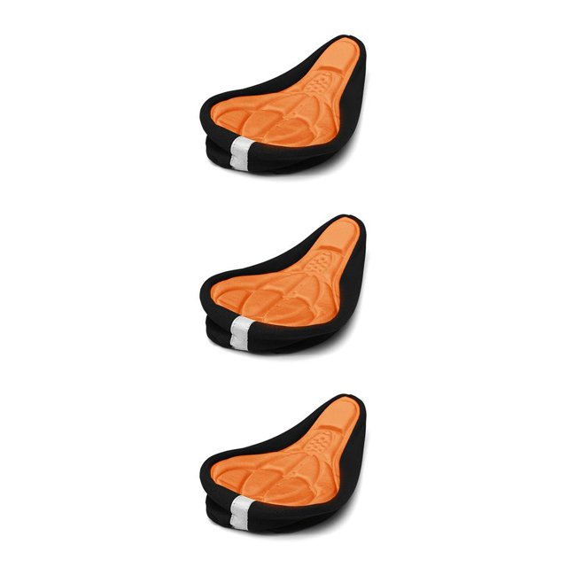 Riwesomey Piñón fijo bicicleta engrosada Big Bum funda de cojín de asiento algodón amortiguador almohadilla de sillín accesorios de bicicleta Type1 NO1 Riwesomey CBP176914
