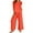 Red, variant on Scyoekwg Womens 2 Piece Outfits Cotton Linen Trendy Sweatsuits Sets Solid Color Short Sleeve Round Neck Tops Wide Leg Pants Casual Loose Outfits (Red,XXXL)