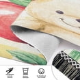 thumbnail image 3 of BZSMCE Runner Rug Classical Design Bears Apple Delight Style Modern Pattern 72x23.5in Indoor Washable Rug, 3 of 7