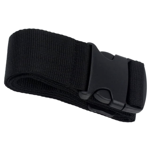 Inteprter Correas de equipaje ajustables para correas de equipaje seguras y de viaje Correas de equipaje fáciles de colocar en la maleta Almacenamiento y organización del hogar negro