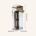 thumbnail image 4 of Cold Brew Coffee Maker with Extended Filter Core, 1L Leakproof Cold Brew Pitcher Mess & Pour For Home System Travel,, 4 of 10