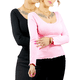 thumbnail image 1 of Set De 2 Sueter De Mujer Manga Larga Sueteres Botón Sweater UNITALLA, 1 of 5