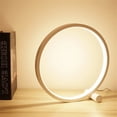 thumbnail image 4 of Lámpara de Mesa LED con Anillo Redondo Simple, Lámpara Decorativa para Dormitorio, Mesita de Noche, Sala de Estar, Restaurante, Hotel, Luz de Noche Redonda Regulable, 4 of 7