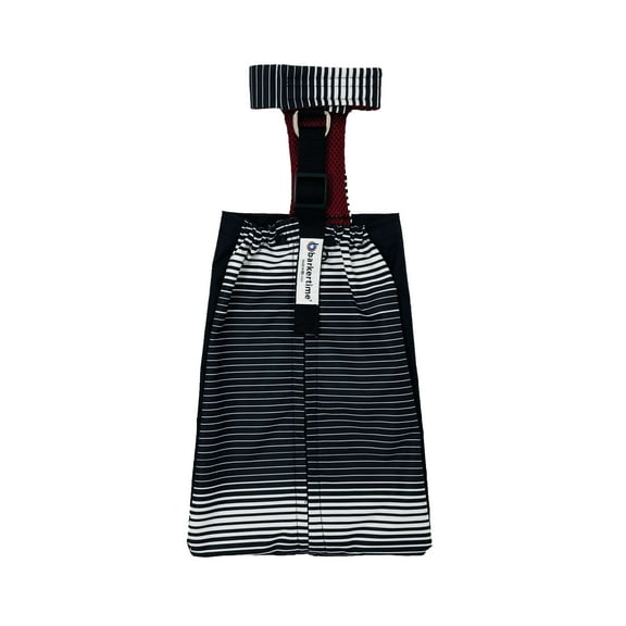 Barkertime Black Stripes Waterproof Dog Drag Bag - Made in USA