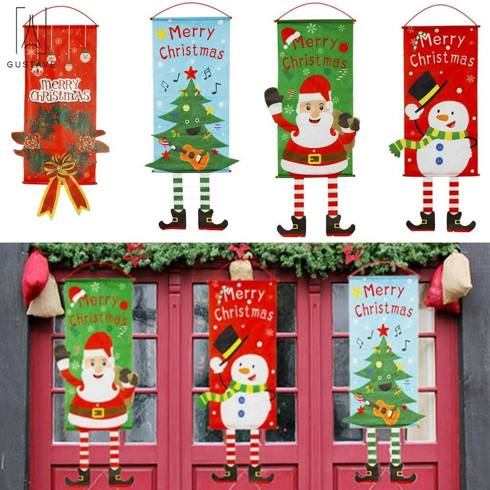 GustaveDesign Christmas Hanging Flag Decoration, Creative Banner Flag