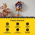 thumbnail image 4 of Mark Feldstein, Peanuts Gang It's The Great Pumpkin Halloween Sound Cuckoo Clock, 17 Inch, 4 of 8