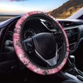 thumbnail image 1 of 15 Pouces Housse de Roue de Dérive Auto Universelle Antidérapante Accessoires Intérieurs Auto Rose, 1 of 4