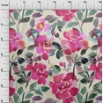 thumbnail image 2 of oneOone Cotton Poplin Beige Fabric Leaves & Rose Floral Sewing Craft Projects Fabric Prints By Yard 56 Inch Wide, 2 of 4