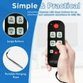 thumbnail image 5 of Universal Big Button TV Remote for Seniors, Elderly - Simple Remote - Easy to Use and Set Up with Auto Search & Learning Functions for Major TV Brands, Dementia Friendly Gifts, 5 of 7