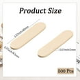 thumbnail image 2 of 500Pcs Mini Wood Popsicles Sticks Ice Cream Sticks Small 1.57 x 0.37 Inch Natural Wooden Blank Uncolored Craft Food Accessories, 2 of 9