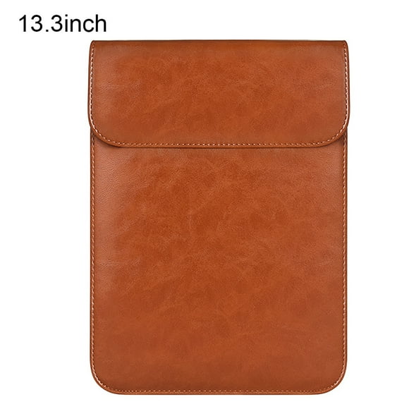 Funda para portátil Impermeable PU Bolsa de almacenamiento Funda para computadora portátil Reemplazo de la cubierta de la computadora portátil para MacBook, Amarillo, 13.3 pulgadas Methold EL5337-05B