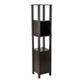 thumbnail image 4 of Organize It All 5 Shelf Ambassador High Cabinet in Espresso, 4 of 11