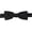Black, variant on Boys' Solid Color Adjustable Pre-Tied Bow Ties - Black