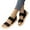 Black, variant on Sandals For Women Women's Summer Platform Sandals Elegant Comfortable Flat Back Strap Leisure Beach Trekking Stretch Fly Woven Shoes,Khaki