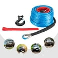 thumbnail image 5 of Miumaeov 3/8" x 100' Synthetic Winch Rope with Hook Winch Cable with Protective Sleeve Car Tow Recovery Cable for 4WD Off-Road Vehicle Truck ATV UTV SUV 23,809 LBS Breaking Strength, 5 of 12