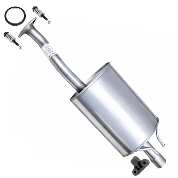 Northeastern Exhaust Rear Muffler Fits 2006-2011 Honda Civic 1.3L & 1.8L Sedan - Direct Fit | Stainless Steel