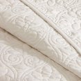 thumbnail image 3 of Madison Park Quebec Ensemble de Couvre-Lit 3 Pcs, Queen, Ivoire, 3 of 5