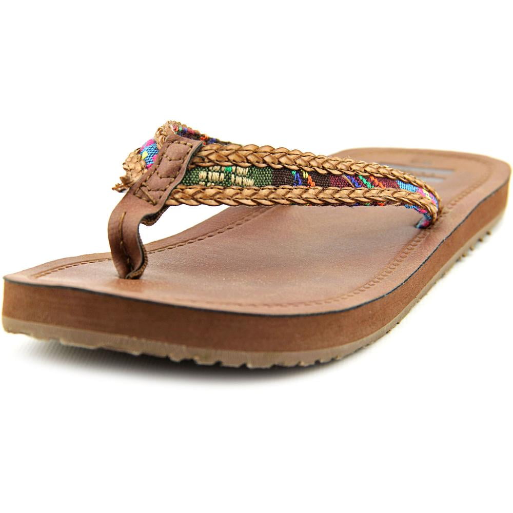 Toms Solana Flip Flop Open Toe Canvas 
