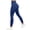 Dark Blue, variant on Qiopertar Women's High-Waisted Yoga Pants with Pockets Long Solid-Color Fitness Stretch Butt Lifting Leggings Casual Comfy Lounge Activewear, Light Blue XL