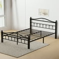 thumbnail image 4 of Queen Bed Frame with Headboard - Heavy Duty  Bed Frame Queen Size Supports 1500LBS, Noise Free, Under-Bed Storage, No Box Spring Needed, Easy Assembly, Black, 4 of 9