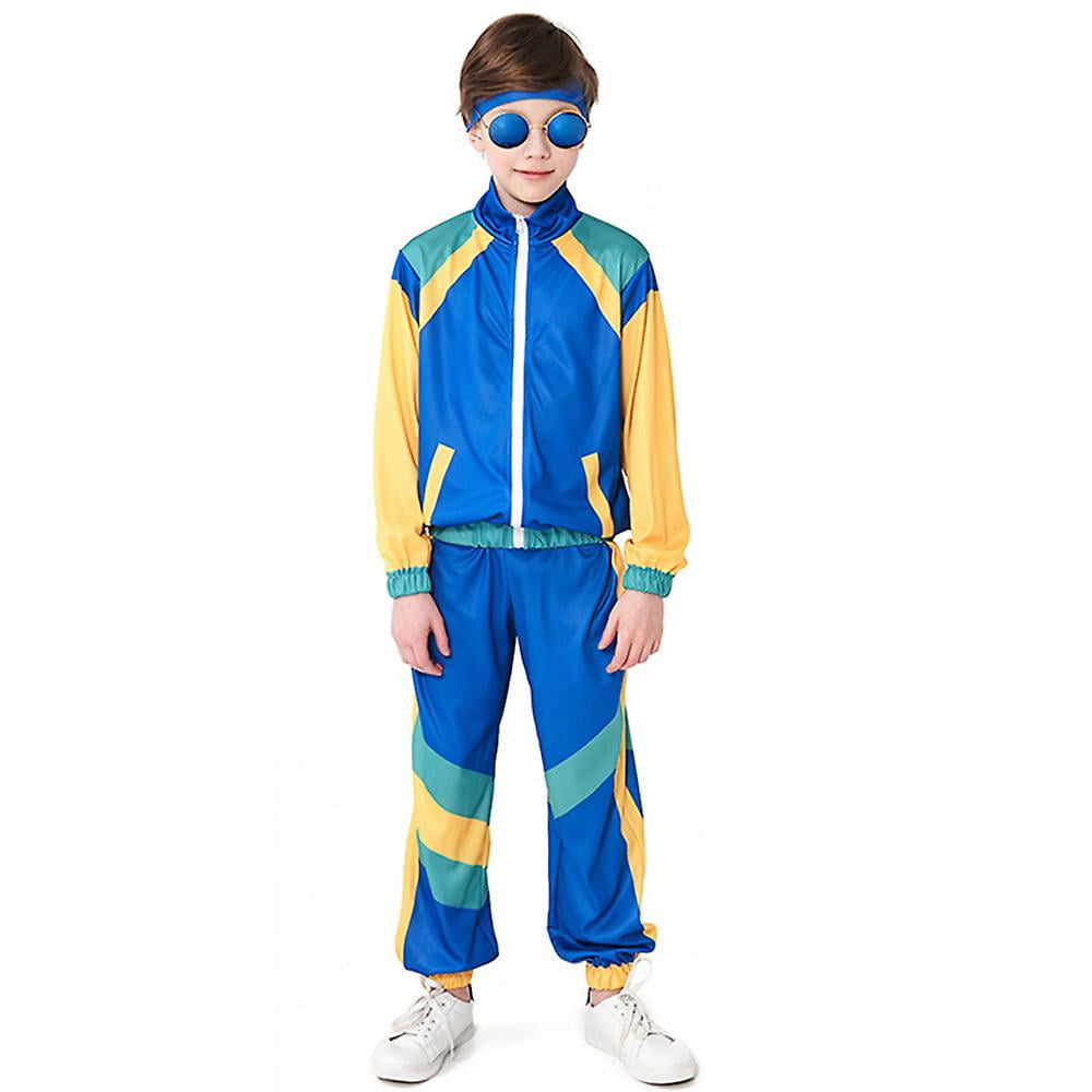 Kids Boys Girls 80s 90s Retro Tracksuit Costume 1980s Shell Suit Fashion  Party Disco Fancy Dress Outfits Age 2-14 Years - Walmart.ca