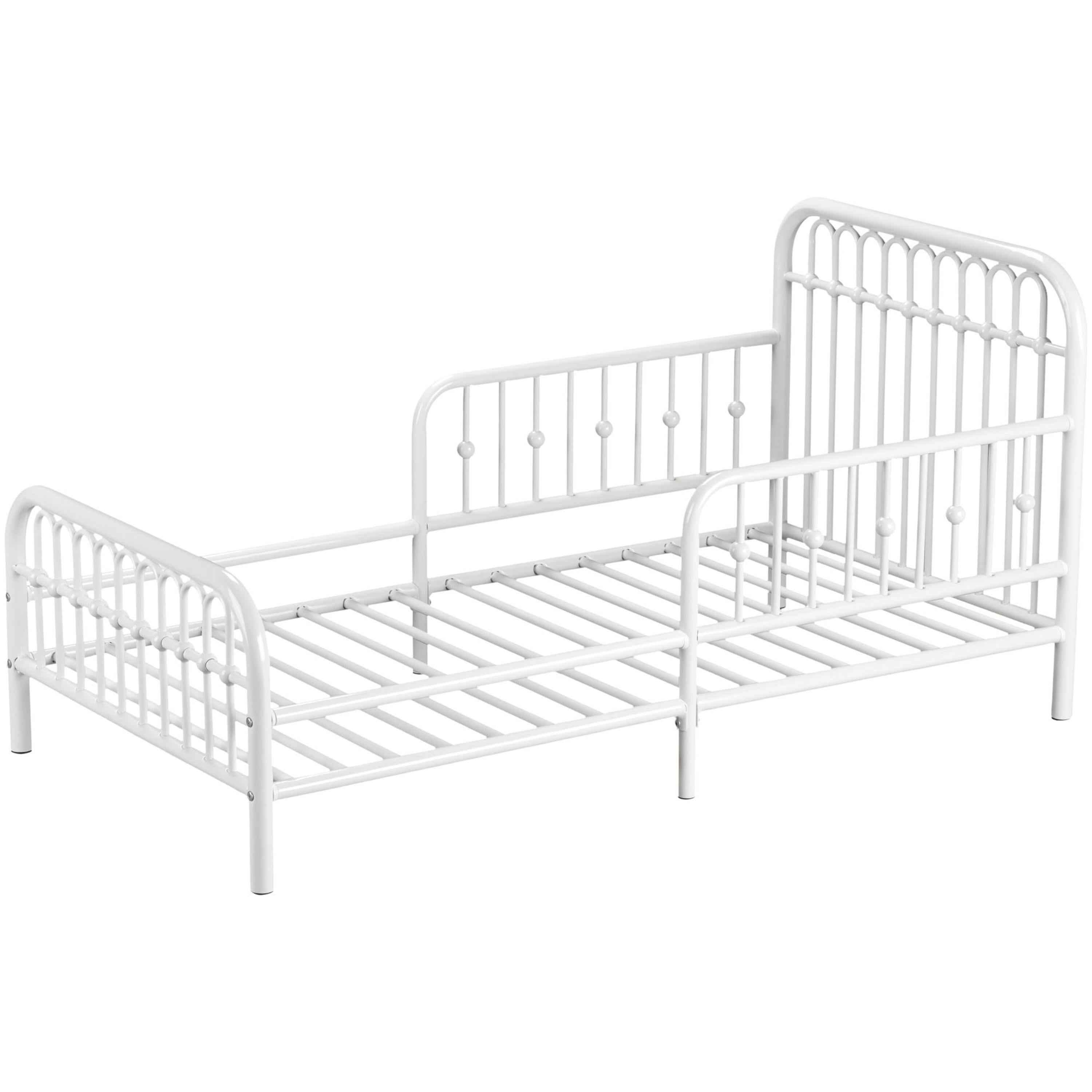 Little Seeds Monarch Hill Ivy Metal Toddler Bed, White