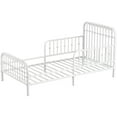 thumbnail image 6 of Little Seeds Monarch Hill Ivy Metal Toddler Bed, White, 6 of 21