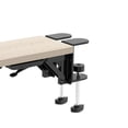 thumbnail image 2 of tredstone Wood Computer Arm Rest for Desk Folding Computer Desk Extender for Desk Light Khaki, 2 of 8